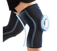 CAMBIVO 2Pcs Rodilleras Menisco y Ligamento, Rodillera Rotuliana Compresion con Estabilizadores Laterales y Almohadilla de Rótula, Rodillera Ortopedica para Gym, Running, Unisex