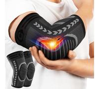 CAMBIVO Codera Epicondilitis Hombre y Mujer, Coderas Gym Elástica y Transpirable, Codera de Compresion para Tendinitis, Codo Tenista, Codo Golfista, Fitness