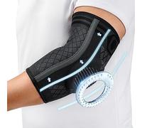 CAMBIVO Coderas Epicondilitis 2 Pack, Codera con Acolchado de Gel y Estabilizadores Laterales, Manga de Compresión Brazo para Alivio del Dolor, Tendinitis, Codo de Tenista Golfista, Hombre Mujer