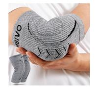 CAMBIVO Coderas Epicondilitis Hombre Mujer, Coderas para Tendinitis, Coderas Gym de Punto 3D, Codera Deportiva Compresion Transpirable para Codo de Tenista, Codo de Golfista, Aliviar Dolor