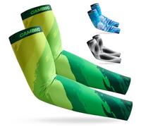 CAMBIVO Mangas para Brazos Protección UV UPF50+, Manguitos Frescos y Transpirables sin Costuras, Elásticos para Running, Ciclismo, Padel, Senderismo, Pesca y Uso Diario