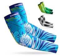 CAMBIVO Mangas para Brazos Protección UV UPF50+, Manguitos Frescos y Transpirables sin Costuras, Elásticos para Running, Ciclismo, Padel, Senderismo, Pesca y Uso Diario