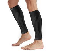 CAMBIVO Medias Compresivas 2 Pares, Calcetines Compresion Mujer Hombre, Mangas de Compresión para Deporte, Running, Ciclismo, Trabajo, Vuelo