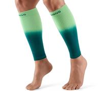 CAMBIVO Medias de Compresión Mujer Hombre, Degradado Pantorrilleras Compresion, Calcetines Compresion 20-30mmHg, Medias Compresion sin Pie, Mangas para Deporte, Running, Ciclismo, Vuelo, Varices