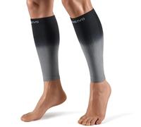 CAMBIVO Medias de Compresión Mujer Hombre, Degradado Pantorrilleras Compresion, Calcetines Compresion 20-30mmHg, Medias Compresion sin Pie, Mangas para Deporte, Running, Ciclismo, Vuelo, Varices