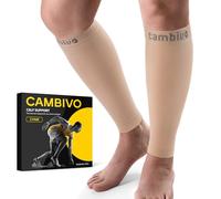 CAMBIVO Medias de Compresión Mujer Hombre, Pantorrilleras Compresion 20-30mmHg, Calcetines Compresion, Medias de Compresion Varices, para Circulacion, Ciclismo, Deporte, Trabajo, Running, 1 O 2 Pares