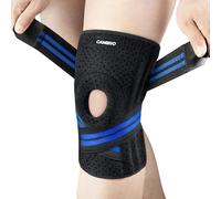 CAMBIVO Rodilleras Menisco y Ligamento Ajustable, Rodillera Rotuliana con Almohadillas de Gel y Estabilizadores Laterales, Rodillera Menisco Compresion, 1 Paquete
