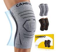 CAMBIVO Rodilleras Menisco y Ligamento de Punto 3D, Rodillera Rotuliana de Compresión, Soporte Rotuliano 3D, Ligera y Transpirable, Estabilizadores Laterales, Deporte Intenso y Recuperación