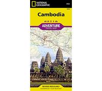 Cambodia: Travel Maps International Adventure Map: 3024 (National Geographic Adventure Map, 3024)