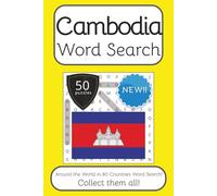 Cambodia Word Search Book: Words Search With Easy To Read Print about Cambodia, Travel, Culture and More | 6x9 inches, 100 pages | 50 puzzles. Ideal ... The World in 80 Countries Word Search Books)