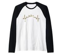Camboya Skyline Heartbeat Siem Raep I Love Angkor Wat Camiseta Manga Raglan