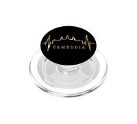 Camboya Skyline Heartbeat Siem Raep I Love Angkor Wat PopSockets PopGrip para MagSafe