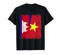 Camboya Vietnam Media Bandera Camboyana Historia vietnamita Camiseta