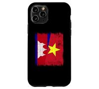 Camboya Vietnam Media Bandera Camboyana Historia vietnamita Carcasa para iPhone 11 Pro