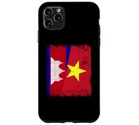 Camboya Vietnam Media Bandera Camboyana Historia vietnamita Carcasa para iPhone 11 Pro MAX