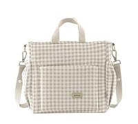 Cambrass - Bolso carro maternal para bebe - bolso de maternidad para carritos de bebe - organizador para pañales y otras cosas de bebe - Vicky Beige 16x43x37 Cm
