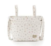 Cambrass - Bolso carro maternal para bebe - bolso de maternidad para carritos de bebe - organizador para pañales y otras cosas de bebe - Branch Beige 15x38x28 Cm