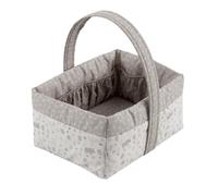 Cambrass - canastilla bebé recien nacido - cesta de almacenamiento para artículos de higiene del bebé - organizador de pañales multifuncional - 22.5x29x29 Cm Abete Beige