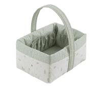 Cambrass - canastilla bebé recien nacido - cesta de almacenamiento para artículos de higiene del bebé - organizador de pañales multifuncional - 22.5x29x29 Cm Ardi Verde