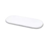 Cambrass Liso E - Colchoneta para Moisés, 35.5 x 79.5 x 2.5 cm, Color Blanco