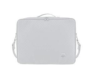 Cambrass - Maleta hospital para nacimiento del bebé - bolso de maternidad para las cosas necesarias para el recién nacido - maleta de viaje para bebés - Sara Gris 12x47x36 cm
