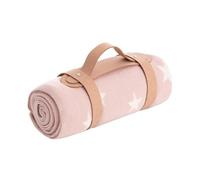Cambrass - Manta Bamboo para bebé - cobertor tierno y Transpirable Que Cubre al pequeño Tanto en el capazo como en el Cuco e Incluso en la Silla de Paseo - 80x100x1 cm Star Rosa