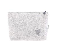 Cambrass - Neceser para Guardar Cosas de Aseo del bebé - Neceser bebé con Cremallera - Bolso Organizador para Aseo - Bolsa Aseo Mar Gris 6X28X20 Cm