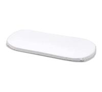 Cambrass - sabana bajera algodón - sabana ajustable con gomas - ropa de cama para bebé con tratamiento Sanitized - capazo/moisés 35x80x7 cm blanco