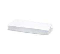 Cambrass - Sabana Bajera algodón - Sabana Ajustable con Gomas - Ropa de Cama para bebé con Tratamiento Sanitized - Cuna 70x140x19 cm Blanco
