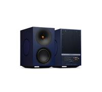 Cambridge Audio L/R X - Altavoces estéreo Streaming WiFi 800 W, ampli Integrado, Spotify, Tidal, Qobuz, AirPlay 2, Google Cast, HDMI eARC, Bluetooth, Phono & Mando a Distancia - Azul