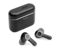 Cambridge Audio Melomania A100 Earbuds - Auriculares intrauditivos True Wireless con supresión Activa del Ruido Adaptable, Bluetooth aptX HD, hasta 39 Horas de autonomía con Estuche de Carga - Negro