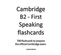 Cambridge B2 - First Speaking flashcards