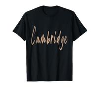 Cambridge England Diseño Elegante Vintage Camiseta