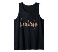 Cambridge England Diseño Elegante Vintage Camiseta sin Mangas