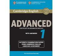 Cambridge English Advanced 1 for updated exam. Student's Book with answers