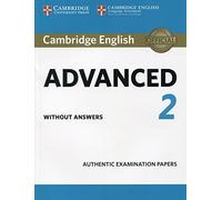 Cambridge English Advanced 2 Student's Book without answers