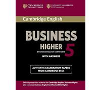 Cambridge English Business 5 Higher Student's Book with Answers