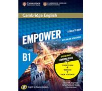 Cambridge English Empower for Spanish Speakers B1 Learning Pack (Student's Book with Online Assessment and Practice and Workbook) - 9788490368596