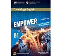 Cambridge English Empower for Spanish Speakers B1 Student's Book with Online Assessment and Practice and Online Workbook - 9788490365939 (SIN COLECCION)
