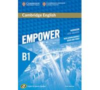 Cambridge English Empower for Spanish Speakers B1 Workbook with Answers, with Downloadable Audio and Video - 9788490369005 (SIN COLECCION)