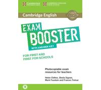Cambridge English Exam Booster for First and First for Schools with Answer Key with Audio: Photocopiable Exam Resources for Teachers (SIN COLECCION)