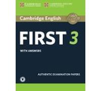 Cambridge English First 3 Student S Book With Answers With Audio