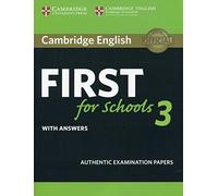 Cambridge English First for Schools 3 Student's Book with Answers