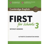 Cambridge English First for Schools 3 Student's Book without Answers