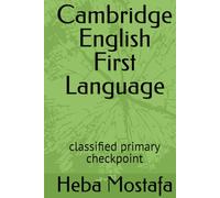 Cambridge English First Language: classified primary checkpoint
