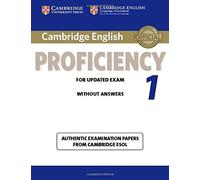 Cambridge English Proficiency 1 for Updated Exam Student's Book without Answers