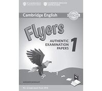 Cambridge English Young Learners 1 for Revised Exam from 2018 Flyers Answer Booklet