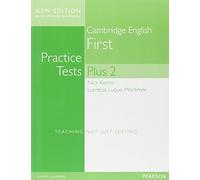 CAMBRIDGE FIRST VOLUME 2 PRACTICE TESTS PLUS NEW EDITION STUDENTS' BOOK