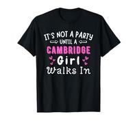 Cambridge Girl camina en fiesta Massachusetts East Coast Girl Camiseta