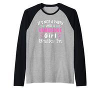 Cambridge Girl camina en fiesta Massachusetts East Coast Girl Camiseta Manga Raglan
